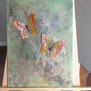 Abstract art on canvas